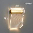 GobekUsa Heavenly Book LED Wall Lamp - Modern Acrylic Design for Living Room and Bedroom