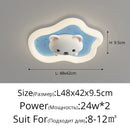 GobekUsa Kids Room Ceiling Lights Pink Blue Modern Children's Lamp for Home Decor