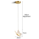 GobekUsa Butterfly LED Pendant Chandelier for Living Room and Bedroom