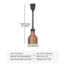 GobekUsa Electric Telescopic Food Heat Lamp for Kitchen Fixtures & Restaurants