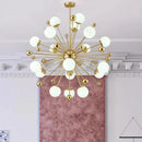 GobekUsa Gold LED Glass Pendant Light for Modern Indoor Lighting