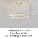 GobekUsa Black/White Spiral Chandelier for Living Dining Kitchen. Trendy Round Indoor Lighting Fixture.