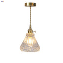 GobekUsa LED Glass Pendant Light - Modern Nordic Kitchen Bedside Hallway Hanging Lamp