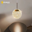 GobekUsa Crystal Ball Pendant Chandelier for Bedroom Bar Deco