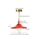 GobekUsa Brass Glass LED Pendant Lamp for Cafe Bar Restaurant Bedroom Loft