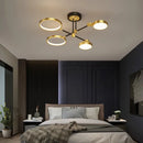 GobekUsa Gold Frame LED Remote Control Dimmable Ceiling Lamp for Living Room, Dining, Bedroom