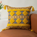 GobekUsa Boho Fringe Pillow Covers 45x45 - Luxury Decorative Cushions for Sofa and Bed