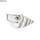 GobekUsa Conch Ashtray: Silver Plated, Windproof Ceramic, Smoking Accessories, Home & Office ******************************************************************************/