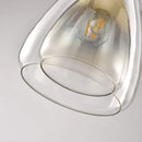 GobekUsa Gradient Glass Pendant Lamps: Luxury LED Chandeliers for Bedroom and Restaurant