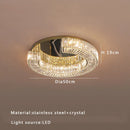 GobekUsa Crystal Ceiling Lamp: Luxury Décor for Living Room & Bedroom