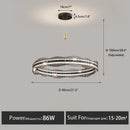GobekUsa LED Pendant Light: Modern Minimalist Chandelier for Living, Dining, Kitchen, Bedroom, Office