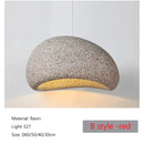 GobekUsa Japanese Wabi Sabi LED Pendant Lamp Modern Simple Living Room Bedroom Chandelier