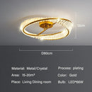 GobekUsa Crystal LED Ceiling Lights: Modern Luxury Kitchen Dining Room Lighting