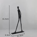 GobekUsa Abstract Cast Iron Acrobatics Sculpture Desk Decoration Slender Figures