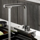 GobekUsa Digital Display Pull Out Kitchen Faucet - Single Hole Temperature Mixer