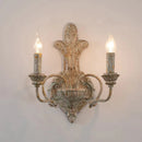 GobekUsa Antique Iron Double Headed Wall Lamp | Retro Bedroom Bedside Corridor Living Room