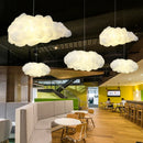 GobekUsa Cloud Cotton Pendant Light Chandelier for Living Dining Room
