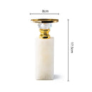 GobekUsa Gold Marble Candle Holder Candelabrum Wedding Decor Desktop Accessories