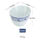 GobekUsa Blue and White Imitation Porcelain Dinner Set