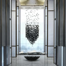 GobekUsa Crystal Chandelier: Modern Staircase & Lobby LED Lighting for Luxury Décor