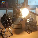 GobekUsa Lantern Fish LED Table Lamp for Bedroom, Study, and Living Room Decor