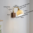 GobekUsa Ceramic Copper LED Wall Lamps Bedroom Bathroom Mirror Light Fixtures