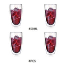 GobekUsa Double Wall Glass Cup - Versatile Drinkware for Parties