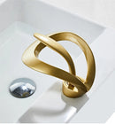 GobekUsa Black Brass Bathroom Basin Faucet With Waterfall Design