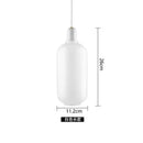 GobekUsa Industrial Stained Glass Pendant Lamp LED Hanging Lights for Dining & Living Room