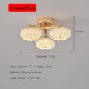 GobekUsa Gold LED Ceiling Light for Home Bedroom Living Room Kitchen Lighting Fixtures