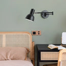 GobekUsa Black Iron LED Wall Sconce for Home Decor - Modern Nordic Style