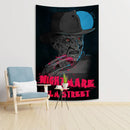 GobekUsa Horror Movie Freddy Krueger Wall Tapestry: Scary Halloween Room Decoration