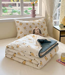 GobekUsa Cartoon Printed Summer Lightweight Cooling Blanket for Kids and Students.