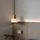 Wabi-Sabi White Marble Stone Pendant Light