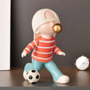 GobekUsa Boys Sports Statues: Basketball, Football, Skateboarding. Children's Decor, Gifts, Sculpture.