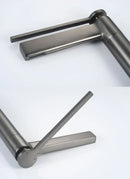GobekUsa Basin Faucet: Deck Mounted Hot Cold Water Mixer Taps for Bathroom Sink