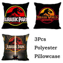 GobekUsa Jurassic Park Dinosaur Pillowcase Cover for Living Room Sofa and Chair