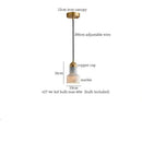GobekUsa Emerald-Green LED Pendant Lamp for Dining Living Room Loft Bar Bedside