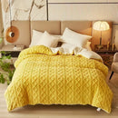GobekUsa Cozy Cashmere Blanket Duvet Cover - Soft Warm Fleece Quilt Cover for Beds