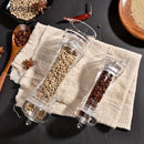 GobekUsa Acrylic Manual Pepper Grinder | Transparent Salt and Spices Mill Shaker