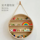 GobekUsa Circular Wooden Frame Toy Storage Rack & Wall Decoration