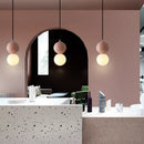 Nordic Glass Pendant Light With Iron Finish