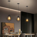 GobekUsa Industrial Black Mini Pendant Light for Dining Room, Bar, and Clothing Store