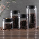 GobekUsa Glass Vacuum Sealed Coffee Beans Canister Home Kitchen Food Storage Jar