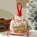 GobekUsa Christmas Eve Apple Bag: Festive Handheld Gift Bag for Santa Candy 和 Children