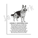 GobekUsa Dog Breeds Poster: Chinese Crested, Chesapeake Retriever, Brussels Griffon, + More
