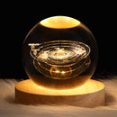 GobekUsa Astronaut Crystal Ball Night Light: USB Powered Warm Bedside Lamp, Perfect Christmas Gift