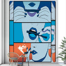 GobekUsa Abstract Woman Tarot Card Tapestry Wall Hanging for Boho Room Decor