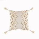 GobekUsa Boho Geometric Tufted Tassel Cushion Cover 30x50/45x45cm