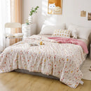 GobekUsa Cartoon Print Quilted Double Blanket for Queen Size Bed